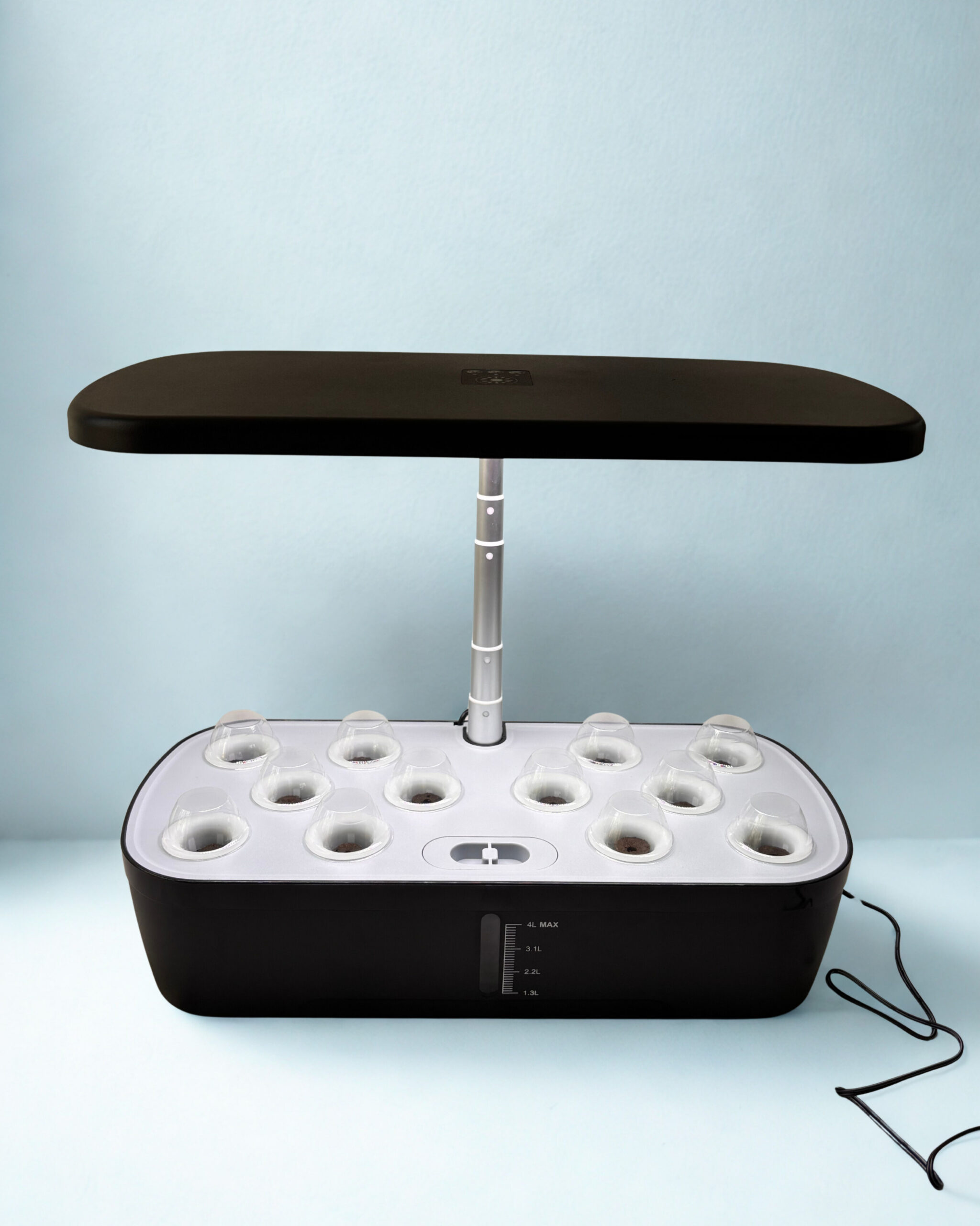 Išmanusis vazonas 12 skylių, juodas 6